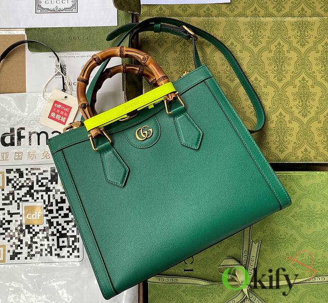 Gucci Diana small 27 tote green bag 9879 - 1