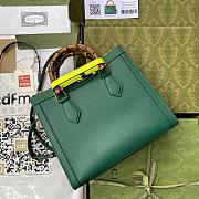 Gucci Diana small 27 tote green bag 9879 - 4
