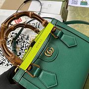 Gucci Diana mini 20 tote green bag 9880 - 5