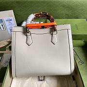 Gucci Diana medium 35 tote bag white 9885 - 4