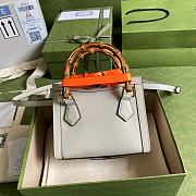 Gucci Diana mini 20 tote white bag 9887 - 4