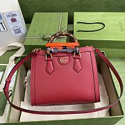Gucci Diana small 27 tote red bag 9888 - 1