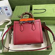 Gucci Diana small 27 tote red bag 9888 - 5