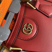 Gucci Diana mini 20 tote red bag 9889 - 5