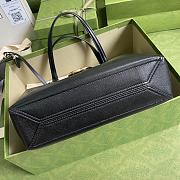 Gucci shopping bag 28 Black leather - 4