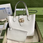 Gucci shopping bag 28 white leather - 1