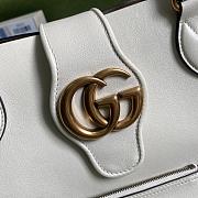 Gucci shopping bag 28 white leather - 6