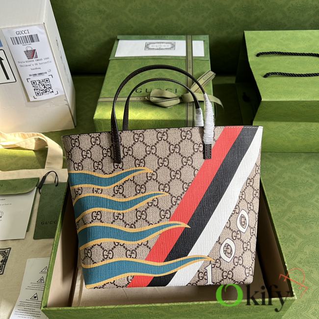 Gucci shopping bag 21 with geometric print  - 1
