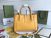 Gucci Jackie 1961 handle bag 30 yellow leather  - 3