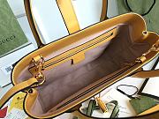 Gucci Jackie 1961 handle bag 30 yellow leather  - 6