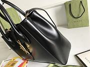 Gucci Jackie 1961 handle bag 30 black leather - 6