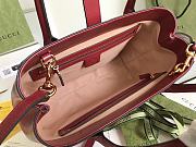 Gucci Jackie 1961 handle bag 30 wine red leather - 3