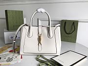 Gucci Jackie 1961 handle bag 30 white leather - 1