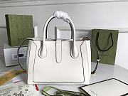Gucci Jackie 1961 handle bag 30 white leather - 5