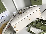 Gucci Jackie 1961 handle bag 30 white leather - 4