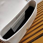 Prada White Saffiano Leather Bag 1BD257 - 4