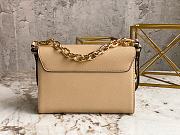 Louis Vuitton Twist MM 23 Handbag Beige Epi Leather 9904 - 3