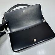 Prada Femme Bag 26 Black Brushed Leather 1BD323 - 5