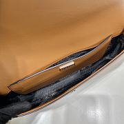 Prada Femme Bag 26 Brown Brushed Leather 1BD323 - 5