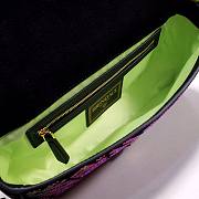 Fendace Baguette 27 Shoulder Bag Crystal Embellishments - 6
