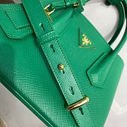 Prada Double Mini Bag Green Saffiano 1BG443 - 3