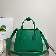 Prada Double Mini Bag Green Saffiano 1BG443 - 4