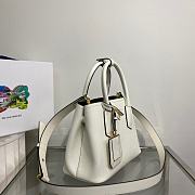 Prada Double Mini Bag White Saffiano 1BG443 - 3