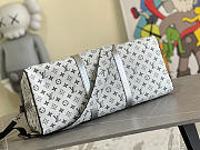 Louis Vuitton KEEPALL 55 Monogram Canvas Black&White - 2