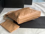 CC 22 Medium Handbag Brown Shiny Calfskin - 5