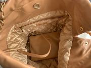 CC 22 Medium Handbag Brown Shiny Calfskin - 4