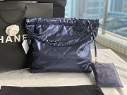 CC 22 Medium Handbag Dark Blue Shiny Calfskin - 2
