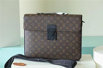 Louis Vuitton S-lock Shoulder Bag 39 Brown Monogram