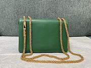 Valentino One Stud Nappa Bag With Chain 19 Green - 6