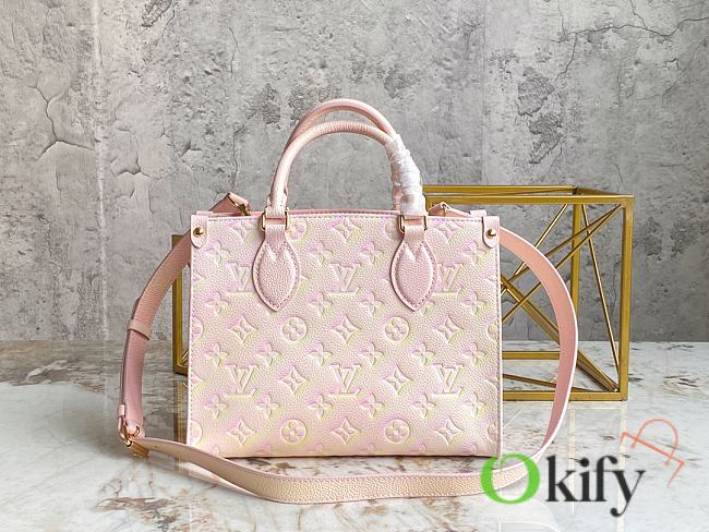 Louis Vuitton Onthego PM 25 Light Pink - 1