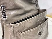 YSL Niki Medium 28 Chain Bag Crinked Vintage Leather 9973 - 5