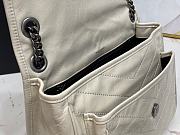 YSL Niki Medium 28 Chain Bag Crinked Vintage Leather 9975 - 6