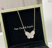 VCA Lucky Alhambra butterfly pendant necklace  - 1