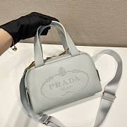 Prada Handbag 25 Gray Blue 10024 - 1