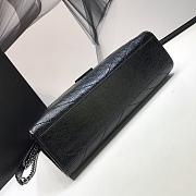 YSL Niki Shopper 33 Crinked Vintage Leather Black  - 2