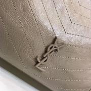 YSL Niki Shopper 33 Crinked Vintage Leather Gold Sand - 5