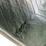 YSL Niki Shopper 33 Crinked Vintage Leather Green - 2