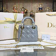 bagsAll Mini Lady Dior Gray/Gold 1549 - 1