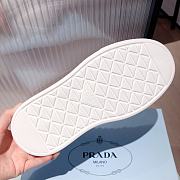 Prada Macro Re-Nylon White Brushed Leather Sneakers - 5