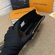 LV Dauphine Zipper Wallet 19.5 Monogram Reverse 10097 - 3