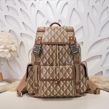 Dior Hit The Road Brown Backpack CD Diamond