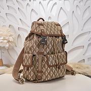 Dior Hit The Road Brown Backpack CD Diamond - 5