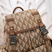 Dior Hit The Road Brown Backpack CD Diamond - 3