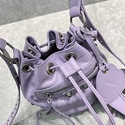 Balenciaga Small Bucket 20 Purple Bag - 6