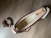 Fendi O'Lock Swing 32 Pale Pink Leather Pouch - 3