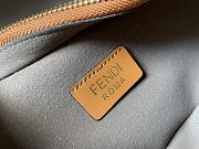 Fendi O'Lock Swing 32 Brown Leather Pouch - 2